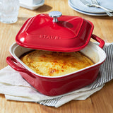 STAUB Ceramic 9-inch X 9-inch Square Covered Baking Dish