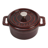 STAUB Cast Iron 0.25-qt Mini Round Cocotte
