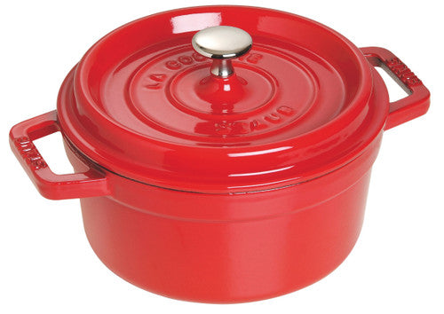 STAUB Cast Iron 9-qt Round Cocotte
