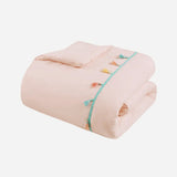 Wholesale Colorful Tassels Blush Kids Comforter Set