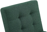 Zeal Accent Chair - Stylish Boucle Upholstered Design with Sturdy Matte Black Metal Base for Comfort