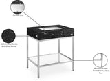 Marmo Contemporary Bathroom Vanity with Elegant Artificial Marble and Stylish Stainless Steel Base