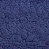 6 Piece Reversible Cottage Daybed Cover Set, Navy