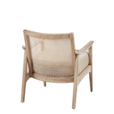 Wholesale Modern Farmhouse Wood Armchair Living Room Accent Chair