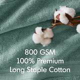 Antibacterial Spa-Like 8-Piece Bathroom Towel Set