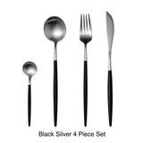 Mixora 304 Stainless Steel Gold Cutlery Set