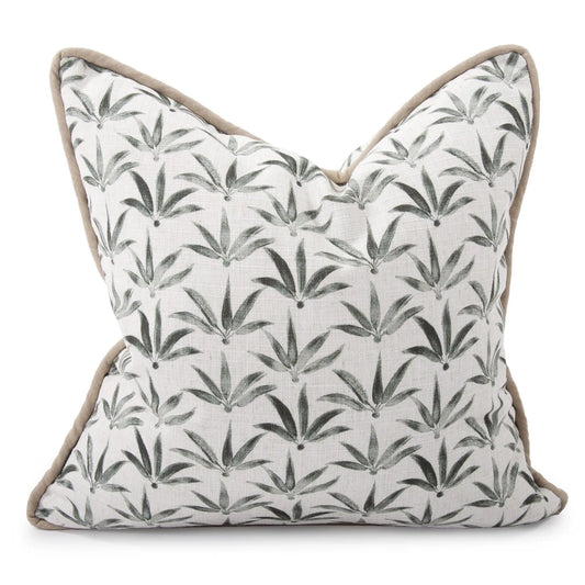 24 x 24 Pillow Hemp Moss - Down Insert