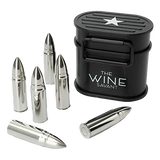 Whiskey Stones Ammunition Box Bullets Stainless Steel (Black)