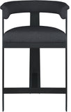 Romeo Counter Stool Set of 2 - Modern Vegan Leather Design for Stylish Kitchen or Bar Seating