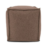 Square Pouf Panama Chocolate