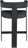 Romeo Counter Stool Set of 2 - Stylish Modern Design with Comfortable Curved Back for Your Space