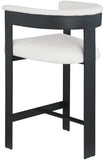 Romeo Counter Stool Set of 2 - Stylish Modern Design with Comfortable Curved Back for Your Space