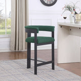 Romeo Counter Stool Set of 2 - Stylish Modern Design with Comfortable Curved Back for Your Space