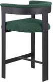 Romeo Counter Stool Set of 2 - Stylish Modern Design with Comfortable Curved Back for Your Space