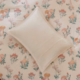 Mushroom Floral Garden Kid's Comforter Set, Blush
