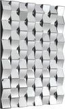 Ziggy Glass Contemporary Mirror - Bold Geometric Design for Dramatic Wall Accent, 43.5" W x 31.5" H