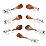 7Pcs Natural Teak Wooden Kitchen Utensil Set