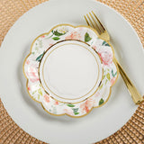 Brunch Floral 7 Inch Paper Plates Set of 16
