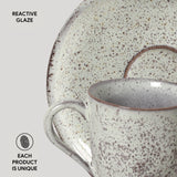 Pistache Espresso Cup & Saucer Ceramic Set, 4.1 oz