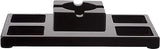 The Wine Savant Cigar Glasses Tray & Ash Tray, 4 Whiskey Cigar Glasses