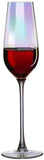 Iridescent Glasses - Crystal Luster Radiance Set of 4 (Tall Flutes)