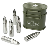 Whiskey Stones Ammunition Box Bullets Stainless Steel (Green)