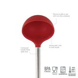 Silicone & Stainless Steel Ladle