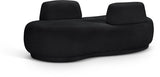 Argyle Teddy Fabric Upholstered Chaise/Loveseat