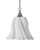 Twirl White Pendant