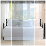 6 Piece Reversible Cottage Daybed Cover Set, White