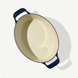 MADE IN Oval Enameled Cast Iron Dutch Oven