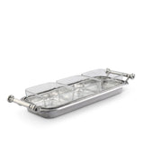 Beaded Compartment Serving Bowls