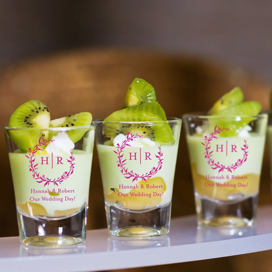 Personalized Fluted Shot Glass