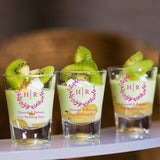 Personalized Fluted Shot Glass