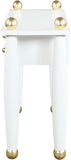 Etro Elegant Engineered Wood Console Table/Desk with Gold Accents for Modern Home Décor Solutions