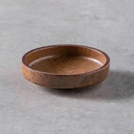 Retro Ceramic Round Sauce Dish Dipping Plate