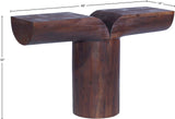 Tee Console Table - Elegant Art Deco Design in Solid Acacia Wood for Stylish Home Decor Display