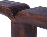 Tee Console Table - Elegant Art Deco Design in Solid Acacia Wood for Stylish Home Decor Display
