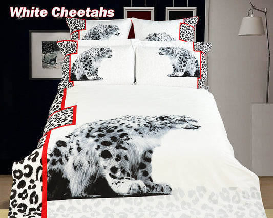 White Cheetahs - Twin Size