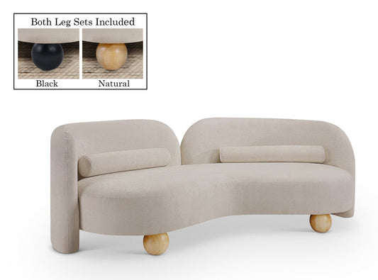 Daphne 89" Chenille Fabric Upholstered Sofa
