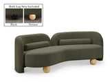Daphne 89" Boucle Fabric Upholstered Sofa