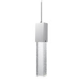 Rectangular Crystal Pendant // 1 Light