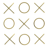 XOXO Stunning Stainless Steel Wall Decor - Chic Contemporary Design for Unique Home Accents