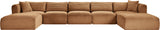 Shaggy - Fabric 7 Piece Modular Sectional With 2 Ottomans