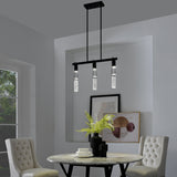 Harmony 3 Light Chandelier // Matte Black