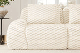 LAURENT 146" 4-Seater Sofa with 2 Ottomans