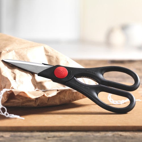 ZWILLING TWIN Kitchen Shears, Multi-Purpose, Heavy Duty, Stainless Steel Blades, Black