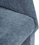 Emmet Contemporary Dining Chair - Luxe Boucle Upholstered Accent Chair with Steel Frame Support