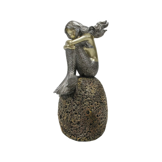 Mermaid on Rock Statue