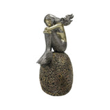 Mermaid on Rock Statue